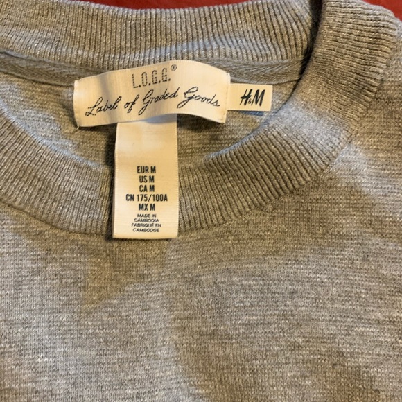 H&M Medium Crewneck Sweater L.O.G.G HM Thick&Warm! - Picture 3 of 5